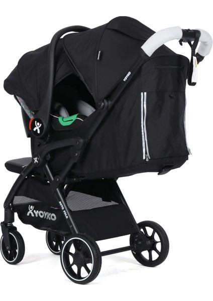 Wow Kabin Boy Tek Elle Kolay Katlanır Travel Bebek Arabası Autofold Black Black