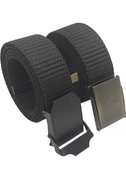 2 Adet Kemer Siyah Erkek Palaska Tarzı