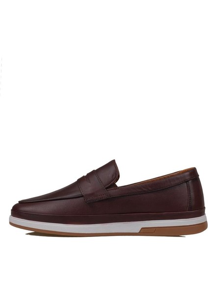 Kahverengi Elite Hakiki Deri Erkek Casual Ayakkabı modelleri