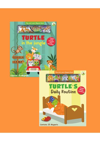 Play And Learn Magnet Book Serisi 2'li (Jungle-Daily)