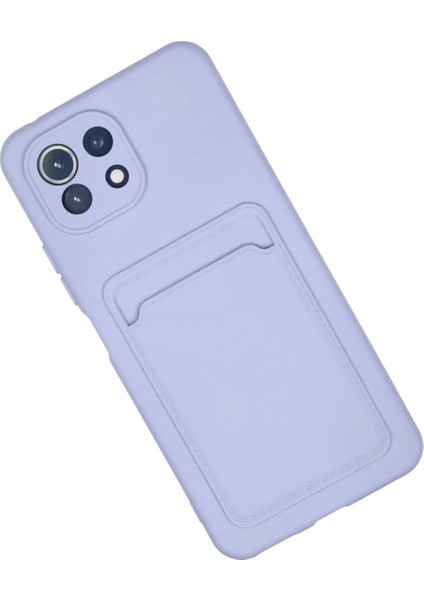 Xiaomi Mi 11 Kılıf Kelvin Kartvizitli Silikon - Lila fiyatları