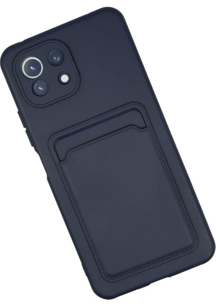 Xiaomi Mi 11 Kılıf Kelvin Kartvizitli Silikon - Lacivert fiyatları