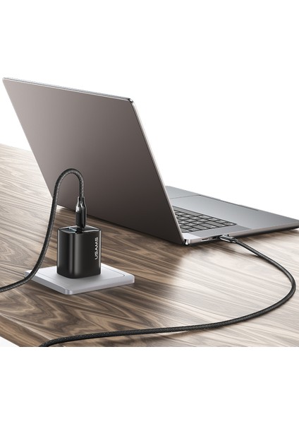 SJ742 1.2m 100W Type-C To Type-C Hızlı Şarj Kablosu - LED Ekran, Çinko Alaşımı, 480MBPS fırsatları