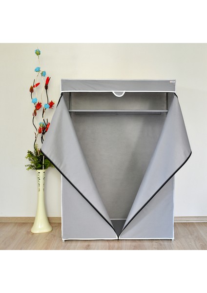 Basic Çelik Profilli Bez Dolap Gri indirimleri