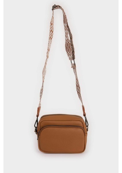 Kadın Suni Deri Omuz Çantası, Şık ve Kullanışlı, Kahverengi, B9329AXNS fiyatları