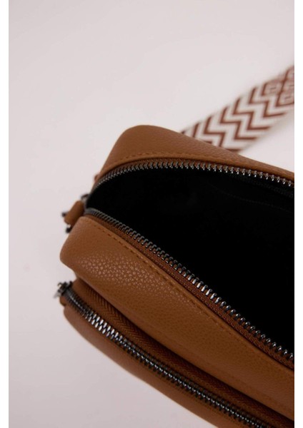 Kadın Suni Deri Omuz Çantası, Şık ve Kullanışlı, Kahverengi, B9329AXNS fırsatları