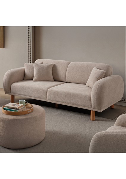 Regnum Koltuk Takımı 3+3+1 Taş Renk