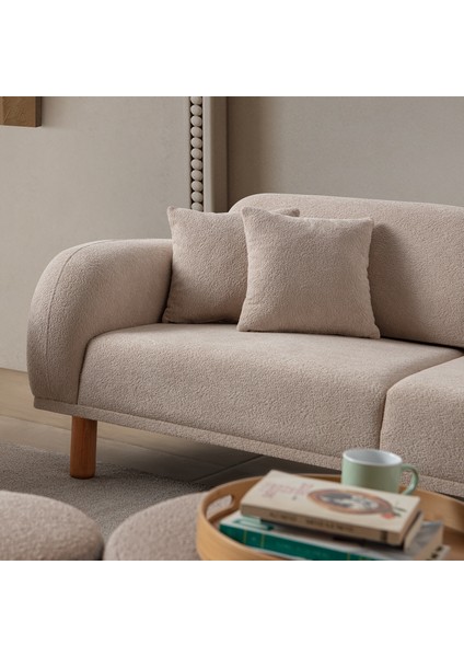 Regnum Koltuk Takımı 3+3+1 Taş Renk