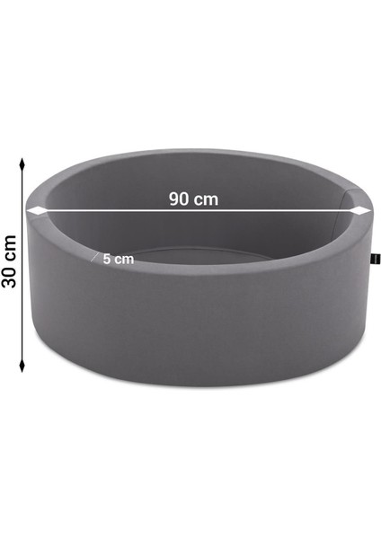 85X30 cm Sünger Top Havuzu Gri, Eğlenceli ve Rahat Yüzme Deneyimi Için Idealdir modelleri