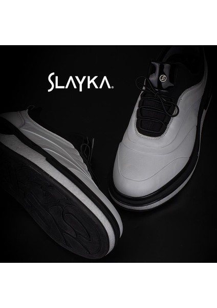 Beyaz Lastik Boğazlı Köpük Taban Erkek Günlük Ayakkabı fırsatları