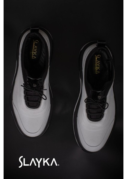 Beyaz Lastik Boğazlı Köpük Taban Erkek Günlük Ayakkabı indirimleri