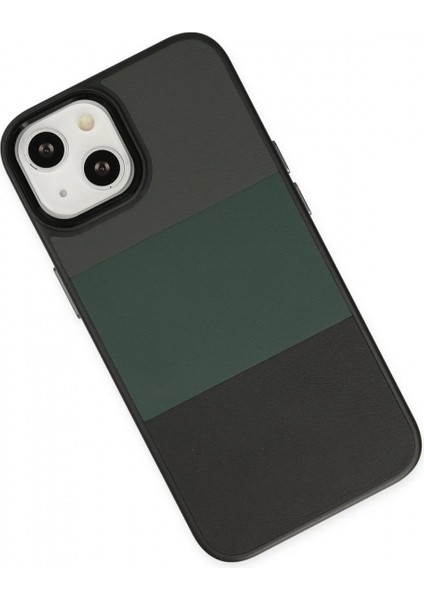 iPhone 14 Plus Kılıf King Kapak - Gri-Siyah modelleri