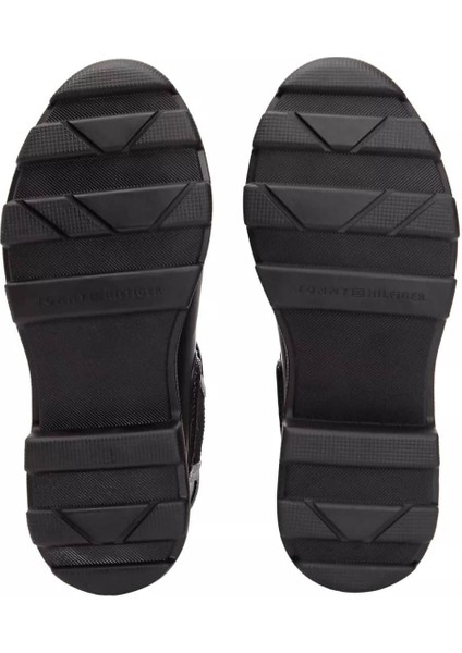 Kadın Warm Lining Chelsea Yağmur Botu - Siyah