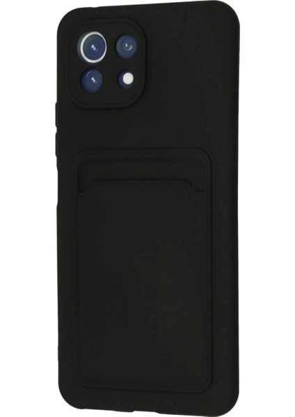 Xiaomi Mi 11 Kılıf Kelvin Kartvizitli Silikon - Siyah modelleri