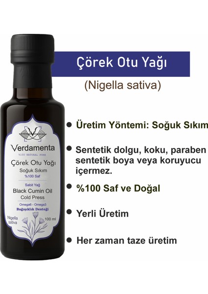 Soğuk Sıkım Çörek Otu Yağı 100 ml Doğal Saf fiyatları
