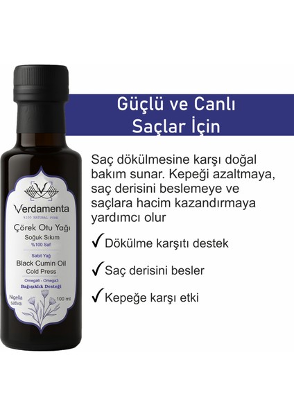 Soğuk Sıkım Çörek Otu Yağı 100 ml Doğal Saf fırsatları