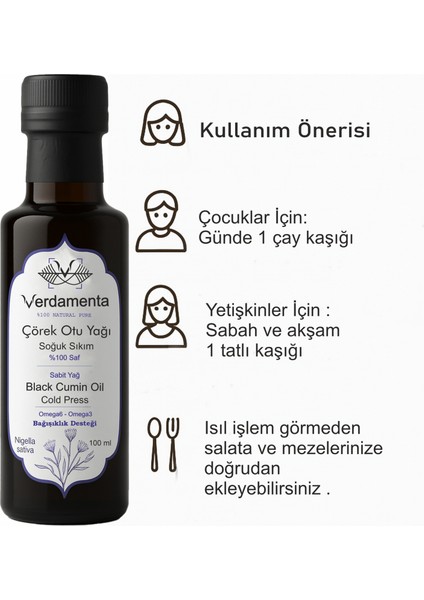 Soğuk Sıkım Çörek Otu Yağı 100 ml Doğal Saf indirimleri