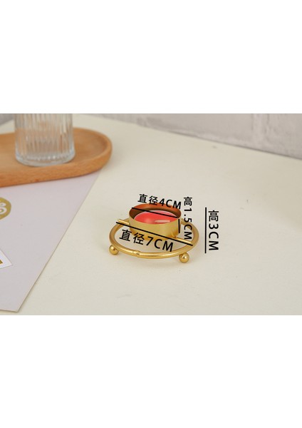 Mum Tabanı Tepsi Dekoratif Süs Ambiyans Ev Sunumu (Yurt Dışından) fiyatları