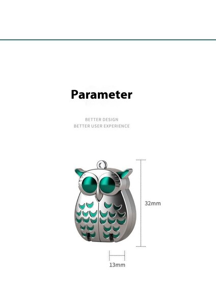 Baykuş Kolye Dekoratif Anahtarlık Mini Flip Tırnak Makası (Yurt Dışından) modelleri