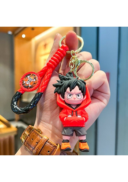 Anime King Of Thieves Luffy Bebek Araba Anahtarlık Kolye Ucu (Yurt Dışından)