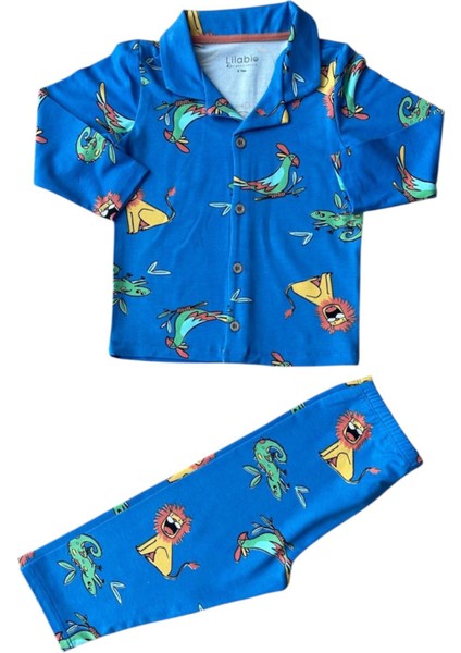 Önden Düğmeli %95 Bambu Pijama Takımı (2-6 Yaş) fiyatları