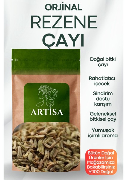 Rezene Çayı 300 gr ( Doğal Kurutulmuş, Elenmiş, Katkısız )