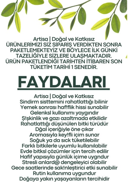 Rezene Çayı 300 gr ( Doğal Kurutulmuş, Elenmiş, Katkısız ) fiyatları