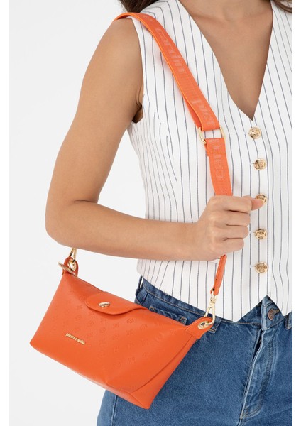 Canlı Turuncu Çapraz Omuz Çantası, Şık ve Kullanışlı Tasarım. fiyatları