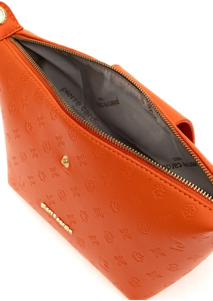 Canlı Turuncu Çapraz Omuz Çantası, Şık ve Kullanışlı Tasarım.