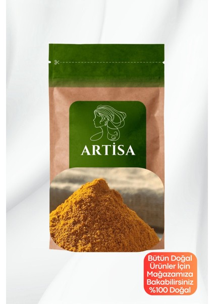 Doğal Zerdeçal Tozu 200 gr ( Taze Mahsül, Katkısız, Ekonomik ) fiyatları