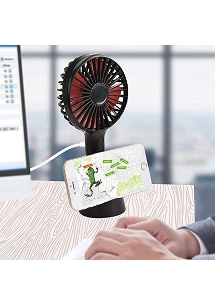 Mini El Fanı Taşınabilir, El Tipi Kişisel Fan Şarj Edilebilir Pille Çalışan Güçlendirilmiş Soğutma Masaüstü Elektrikli Fan, Ev Ofis Seyahati Için Tabanlı Dış Mekan Siyah Yurt Dı (Yurt Dışından) modelleri