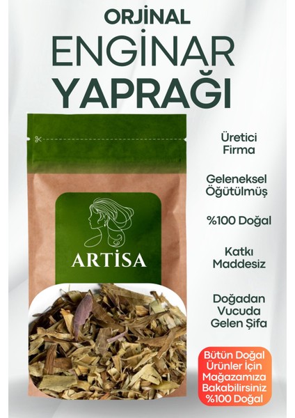 Doğal Enginar Yaprağı 500 gr ( Taze Mahsül, Katkısız, Ekonomik )