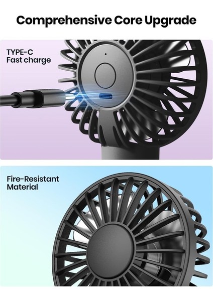 Şarjlı Mini El Fanı ve Masa Fanı Soğutucu Pervane Taşınabilir Şarj Edilebilir Sulu Buharlı Serinletici (Yurt Dışından) fırsatları