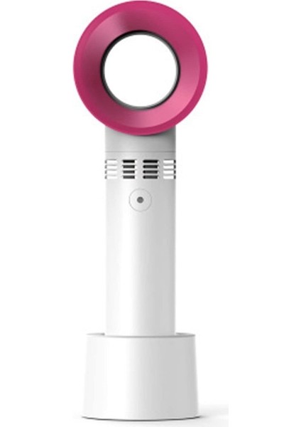 Taşınabilir Bladeless El Fanı USB Şarj Edilebilir Mini Soğutucu Fanı Hava Soğutucu Fan 3 Kademeli (Yurt Dışından)