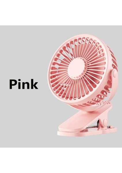 USB Mini Rüzgar Gücü El Klip Fan Taşınabilir Şarj Edilebilir Fan Yüksek Kali Öğrenci Fan Küçük Soğutma (Yurt Dışından)