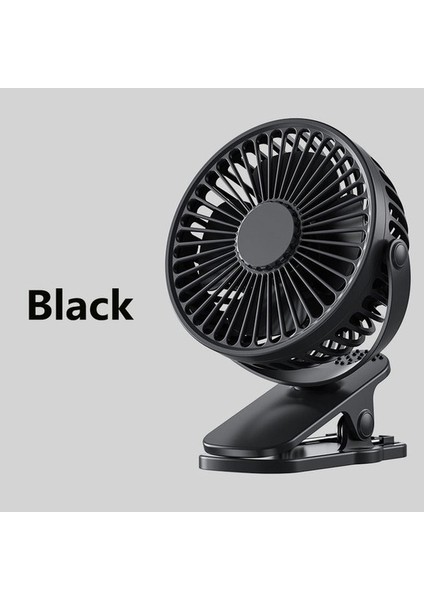 USB Mini Rüzgar Gücü El Klip Fan Taşınabilir Şarj Edilebilir Fan Yüksek Kali Öğrenci Fan Küçük Soğutma (Yurt Dışından)
