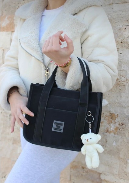 Ayıcıklı Buzzy Kumaş Çapraz Askılı Çanta modelleri