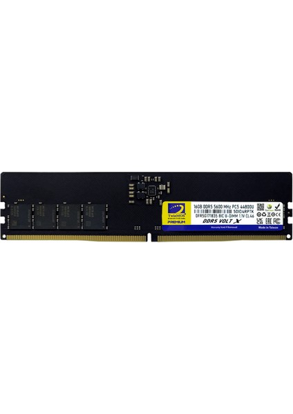 Ddr5 16GB 5600MHZ CL46 Desktop Ram (TMD516GB5600U46WO)