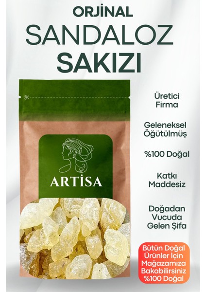 Doğal Sandaloz Sakızı 200 gr ( Taze Mahsül, Katkısız, Ekonomik )
