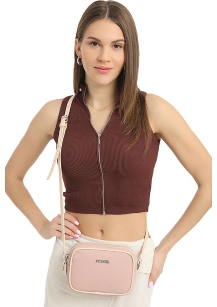 Yeni Sezon Şık Omuz Çantası Pembe, Zarif ve Hafif Tasarım