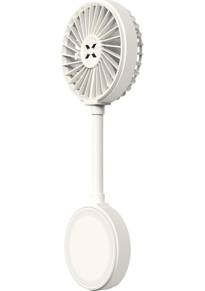 Manyetik Fan Taşınabilir Vantilatör USB Type-C Şarj Edilebilir Ultra Sessiz 3 Hız Kademeli Soğutucu Magsafe Telefon Fanı X6104 Siyah (Yurt Dışından)