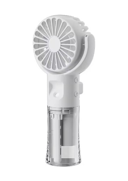 Yeni Taşınabilir Mini Su Spreyli Sulu Buharlı 3 Kademeli Vantilatör USB Şarj Edilebilir El Fanı (Yurt Dışından)