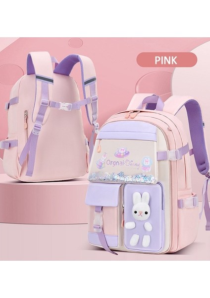 Xgoods Su Geçirmez Büyük Kapasiteli Ilkokul Sırt Çantası - Mavi (Yurt Dışından)