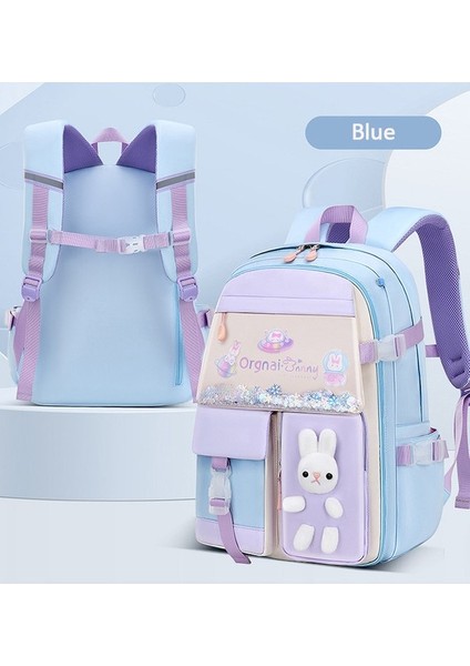 Xgoods Su Geçirmez Büyük Kapasiteli Ilkokul Sırt Çantası - Mavi (Yurt Dışından) fırsatları