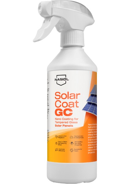 Solarcoat Gc Temperli Cam Güneş Panelleri Için Gelişmiş Nano KAPLAMA-500ML fiyatları