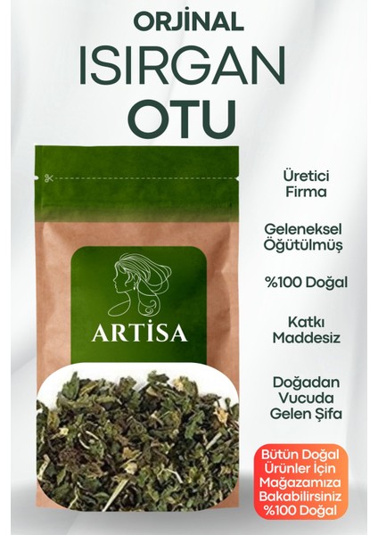 Doğal Isırgan Otu 300 gr ( Taze Mahsul, Katkısız, Ekonomik )