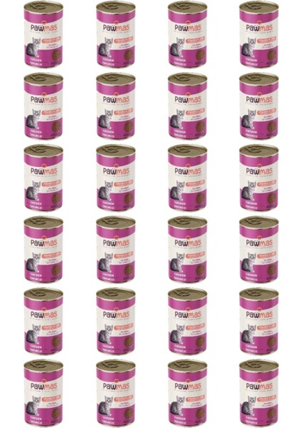 Tavuklu Yavru Kedi Konservesi 400 GRX24ADET