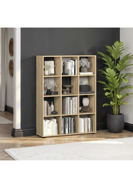 Cubic Kitaplık Florida Meşe 104X140,5X30 cm