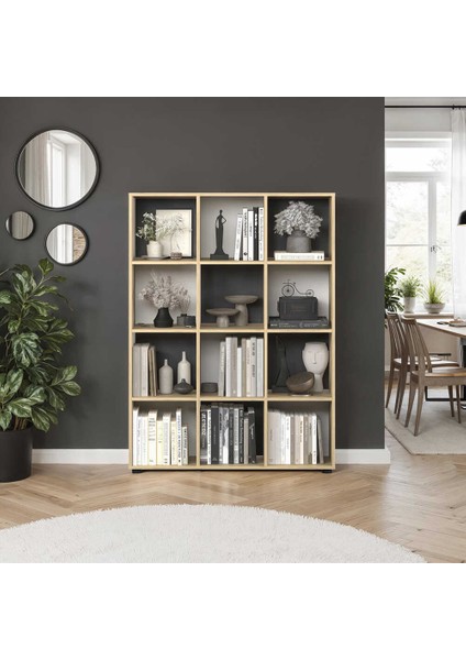 Cubic Kitaplık Florida Meşe 104X140,5X30 cm fiyatları