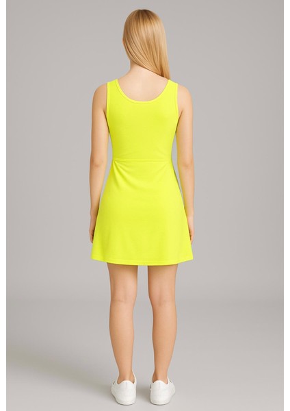 Kadın Sarı Askılı ELBISE-E2237 fiyatları